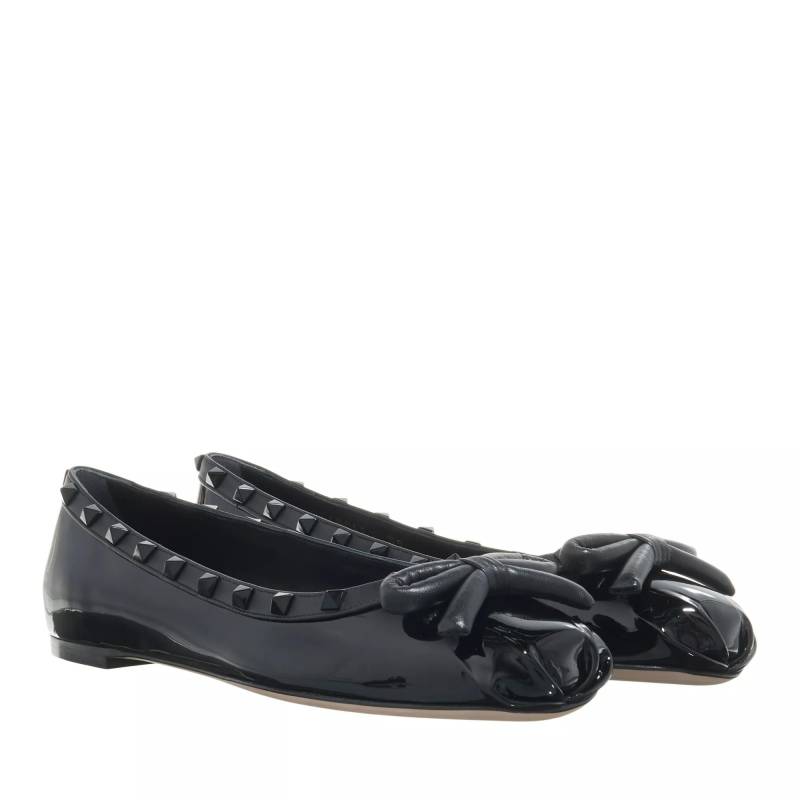 Valentino Garavani Loafer - Ballerina Rockstud - Gr. 37 (EU) - in Schwarz - für Damen von Valentino Garavani