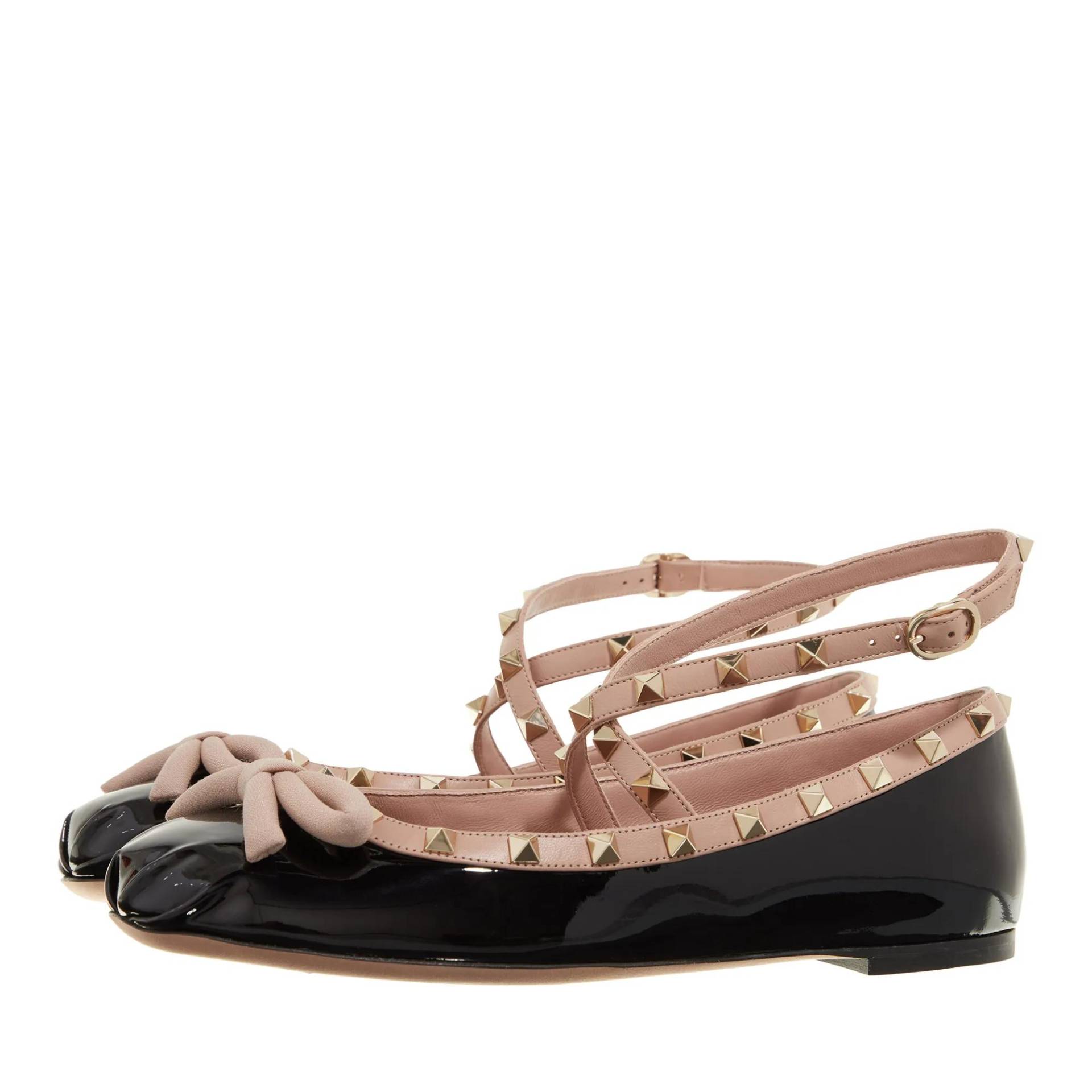 Valentino Garavani Loafer - Ballerina Rockstud - Gr. 36 (EU) - in Schwarz - für Damen von Valentino Garavani