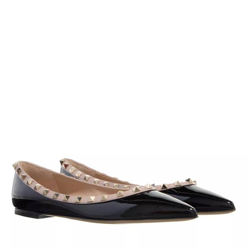 Valentino Garavani Loafers & Ballerinas - Ballerina Rockstud - Gr. 39 (EU) - in Beige - für Damen von Valentino Garavani