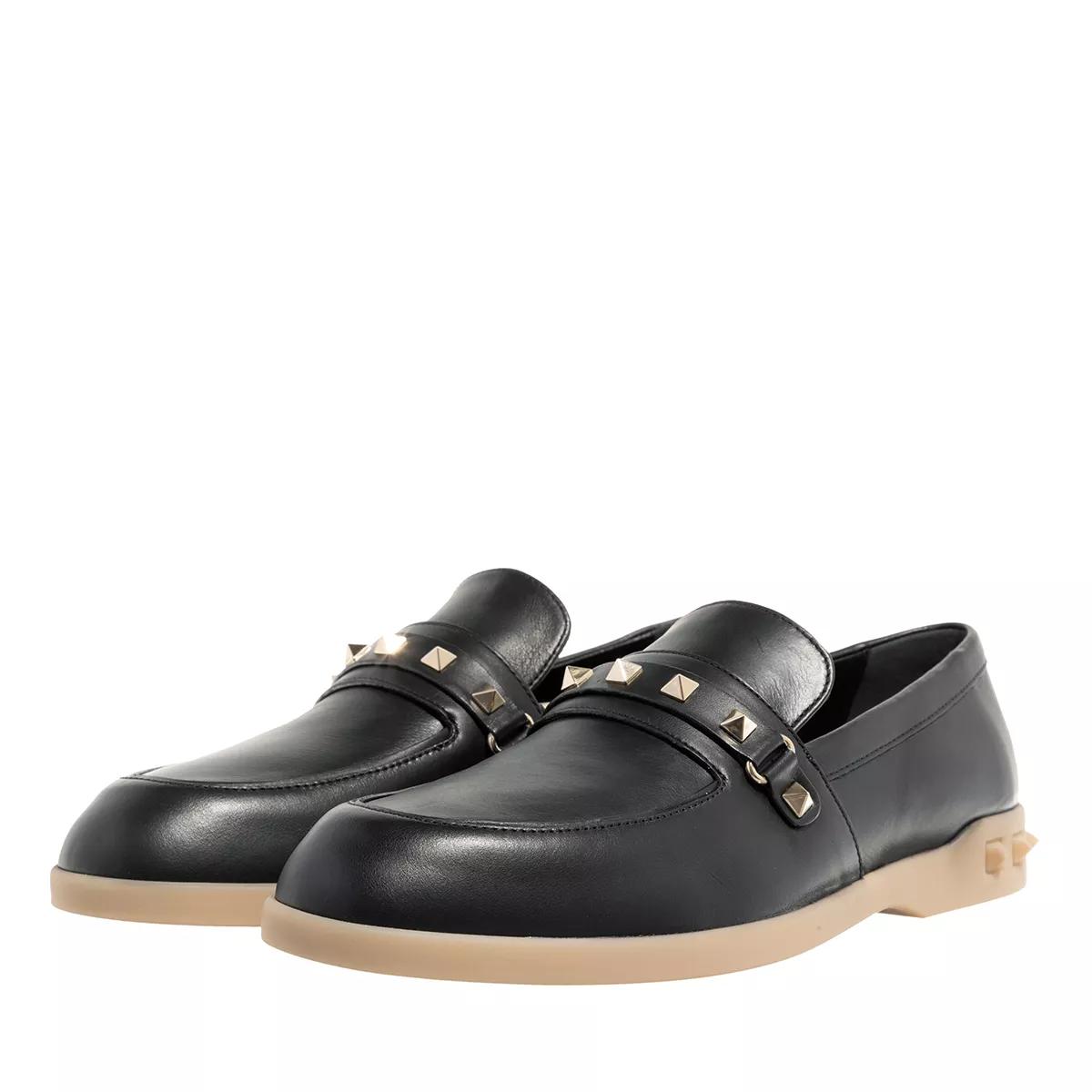 Valentino Garavani Loafers & Ballerinas - Loafer Leisure Flowa - Gr. 37 (EU) - in Schwarz - für Damen von Valentino Garavani