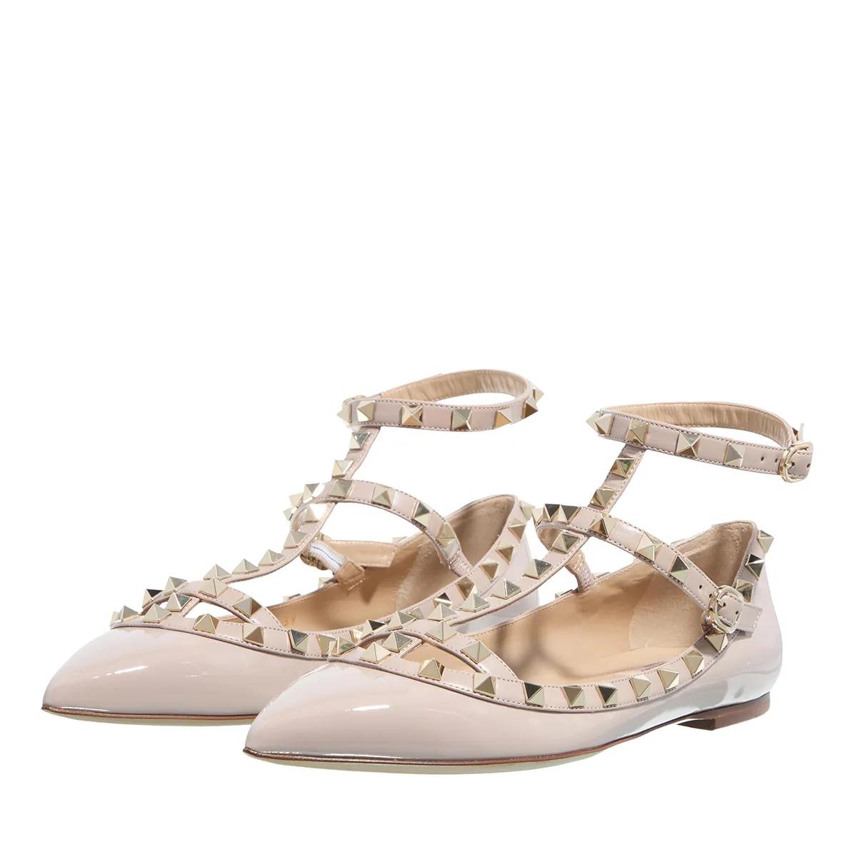 Valentino Garavani Loafer - Rockstud Ballerina - Gr. 36 (EU) - in Grau - für Damen von Valentino Garavani