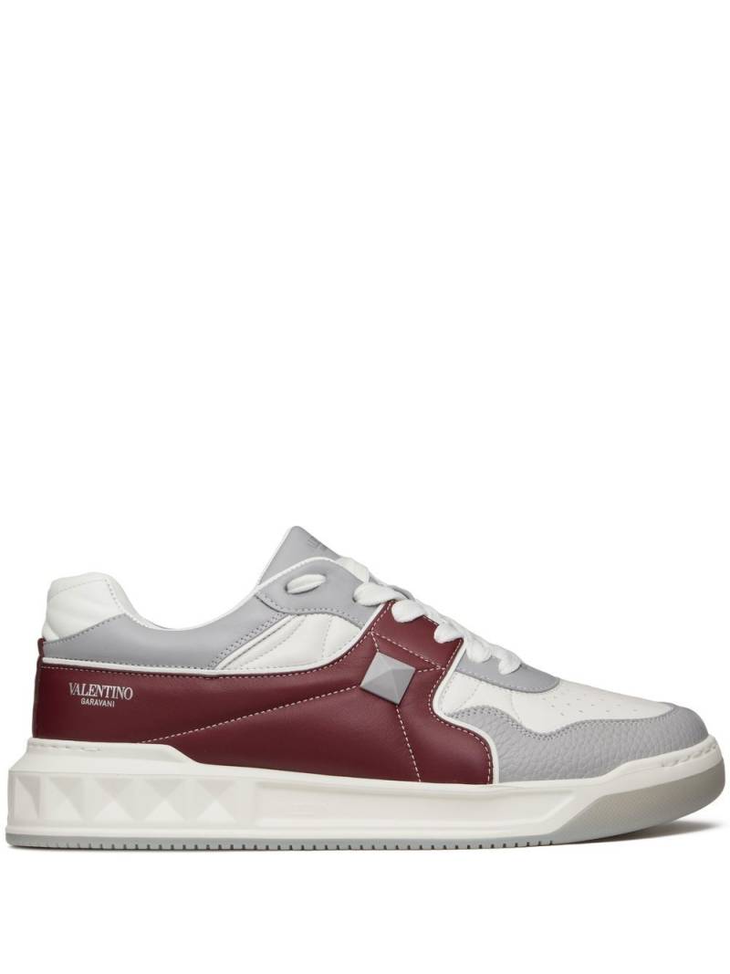 Valentino Garavani One Stud low-top sneakers - Red von Valentino Garavani