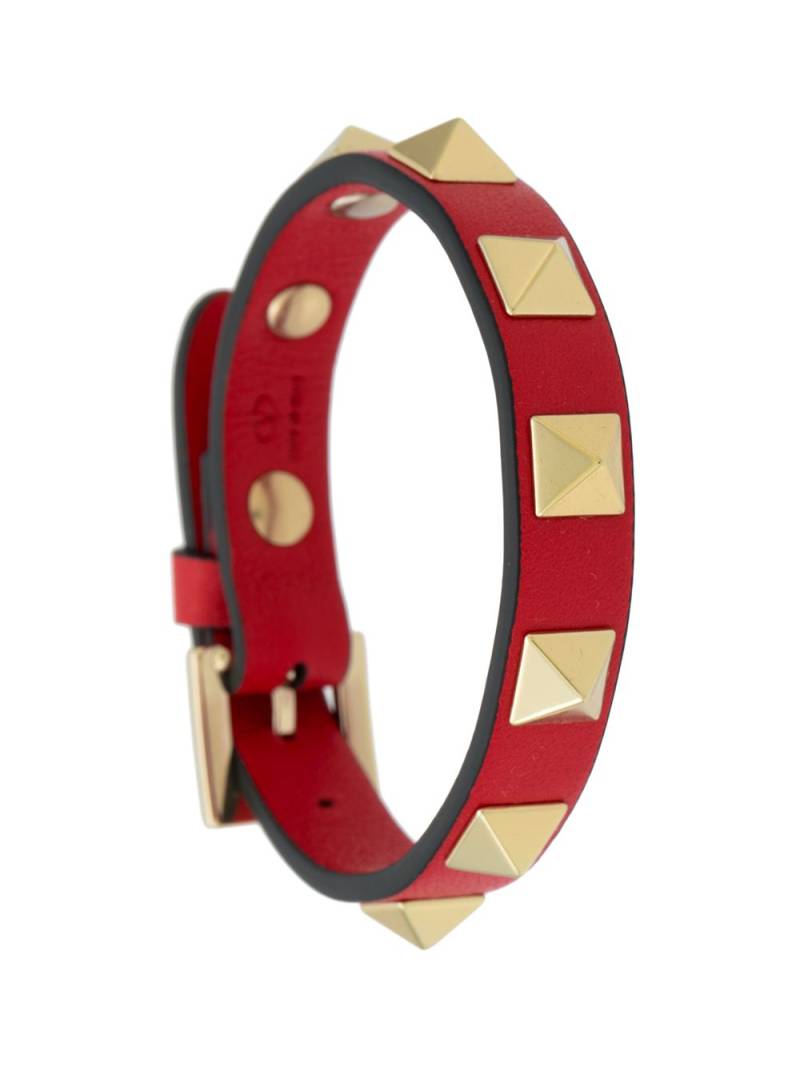 Valentino Garavani Rockstud belt bracelet - Red von Valentino Garavani