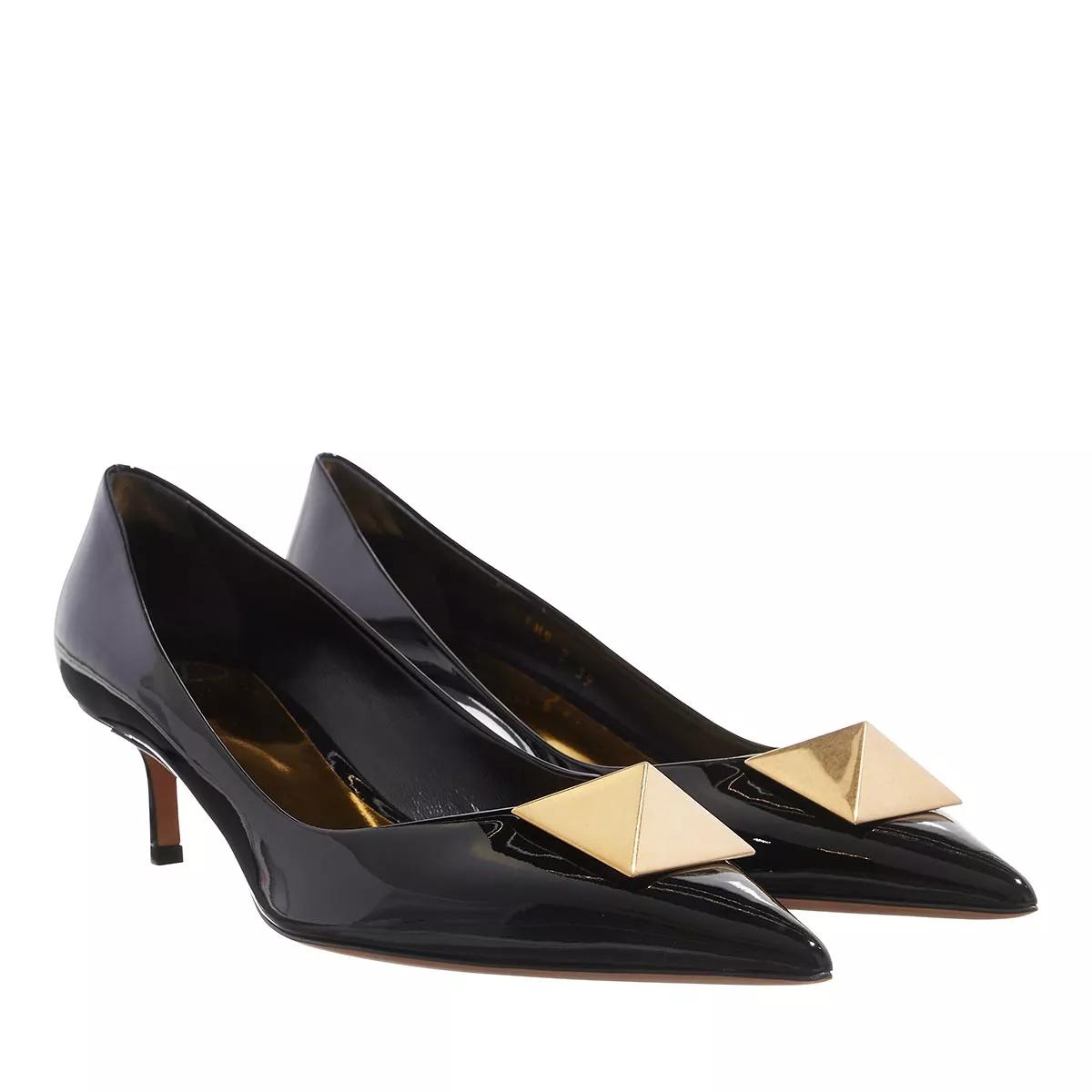 Valentino Garavani Pumps & High Heels - One Stud Patent Leather Pumps - Gr. 37,5 (EU) - in Schwarz - für Damen von Valentino Garavani