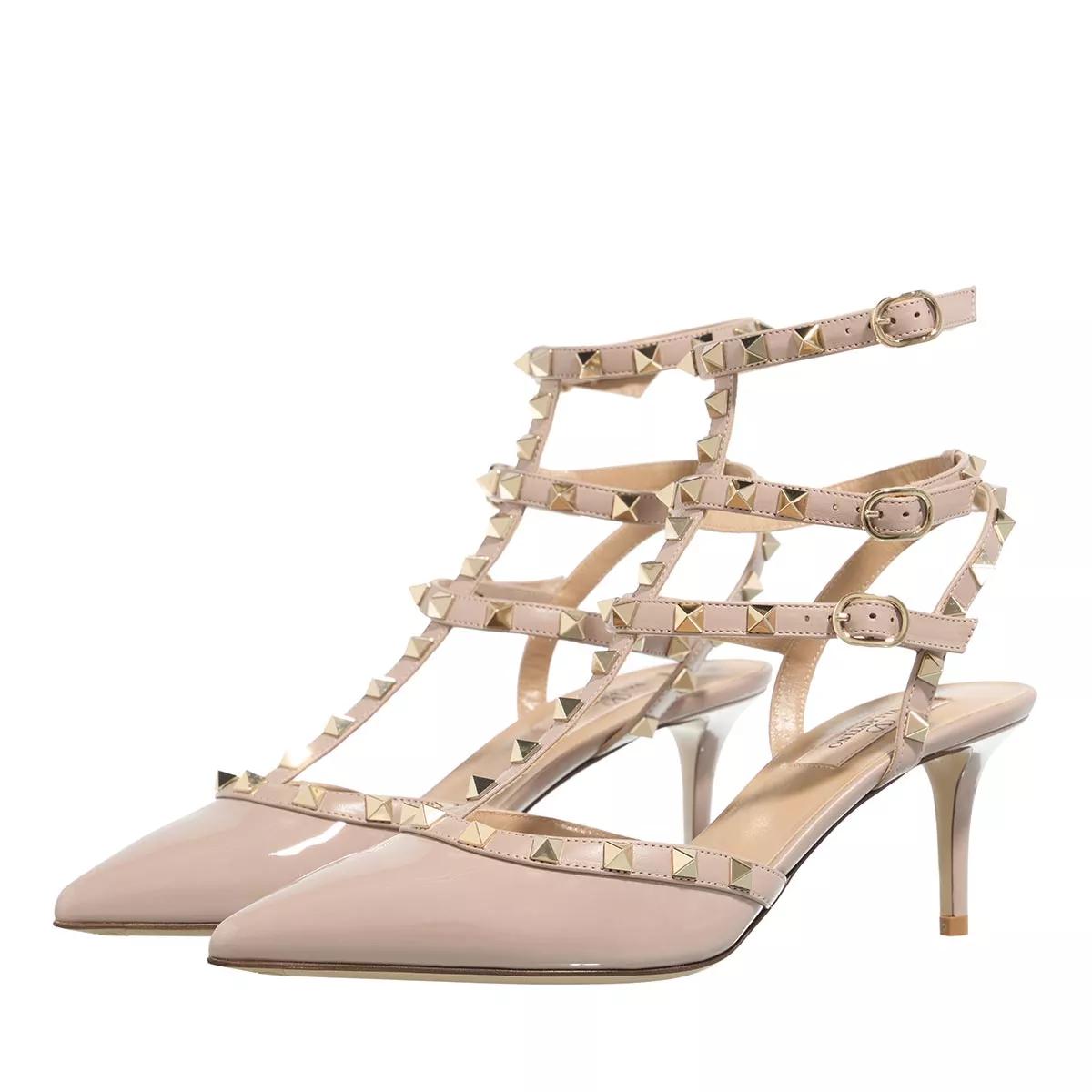 Valentino Garavani Pumps & High Heels - Rockstud Ankle Strap T.65 - Gr. 36 (EU) - in Beige - für Damen von Valentino Garavani