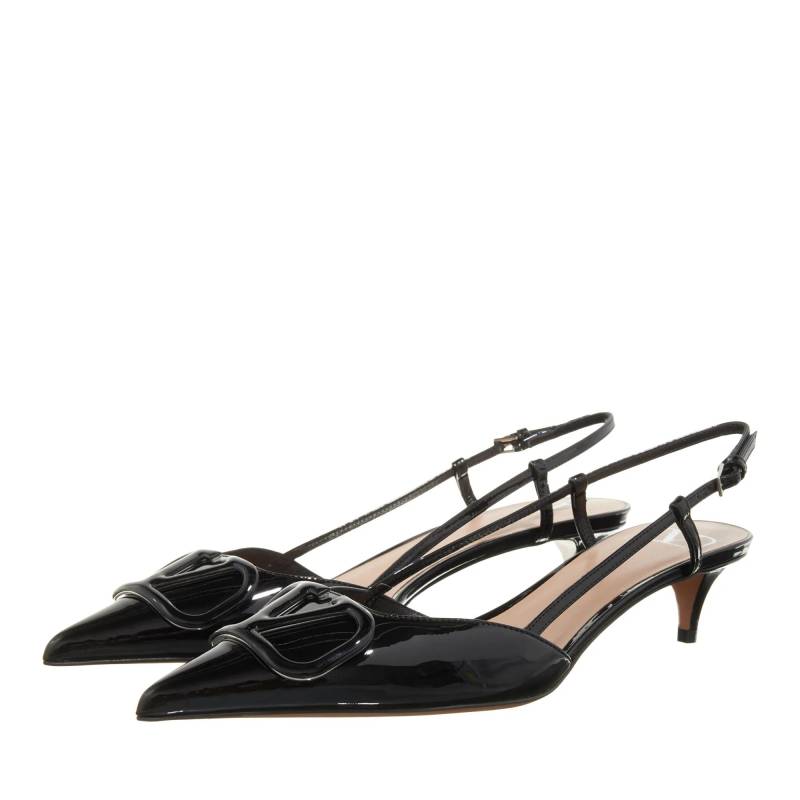 Valentino Garavani Pumps & High Heels - Sling Back Vlogo - Gr. 36 (EU) - in Schwarz - für Damen von Valentino Garavani