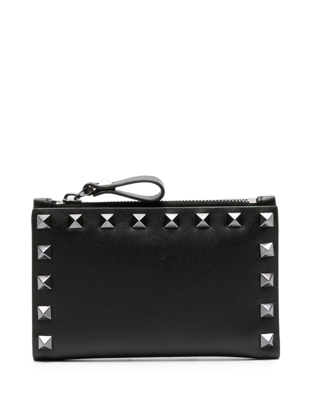 Valentino Garavani Rockstu bi-fold wallet - Black von Valentino Garavani