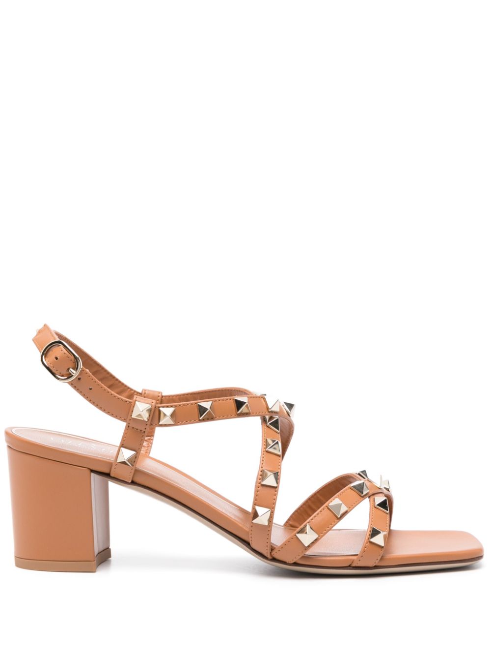 Valentino Garavani Rockstud 60mm sandals - Brown von Valentino Garavani