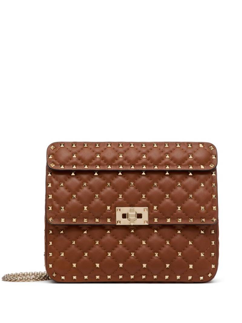 Valentino Garavani Rockstud Spike shoulder bag - Brown von Valentino Garavani