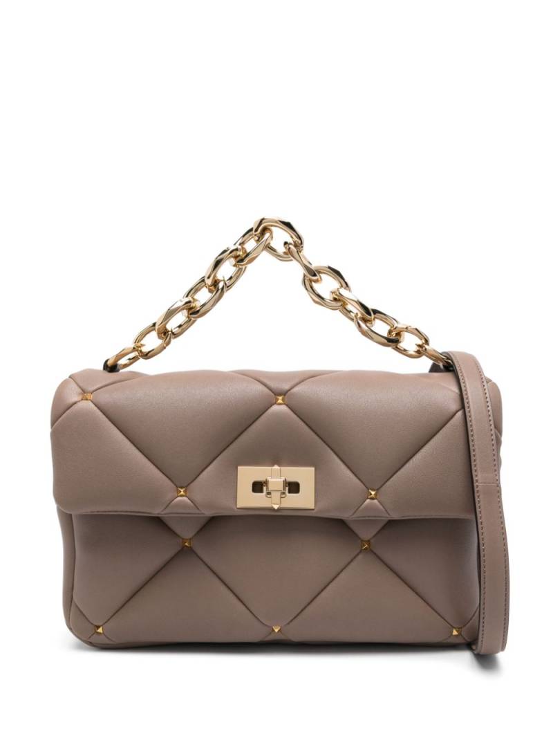 Valentino Garavani Rockstud Spike shoulder bag - Brown von Valentino Garavani