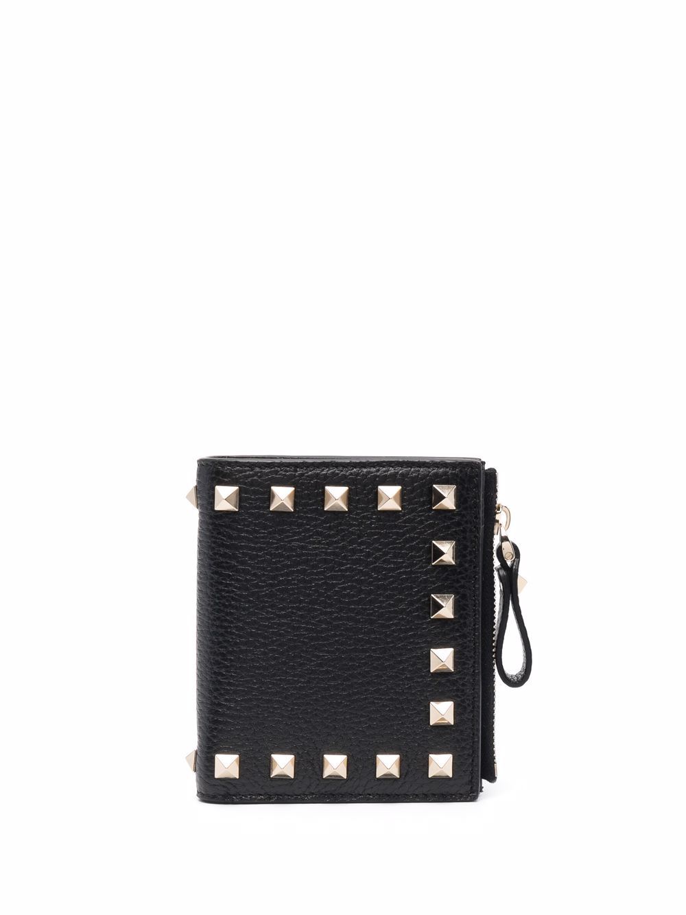 Valentino Garavani Rockstud bi-fold wallet - Black von Valentino Garavani