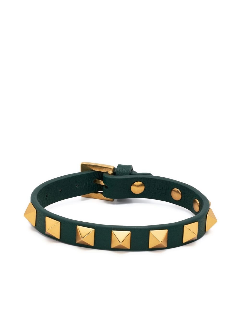 Valentino Garavani Rockstud buckle bracelet - Green von Valentino Garavani