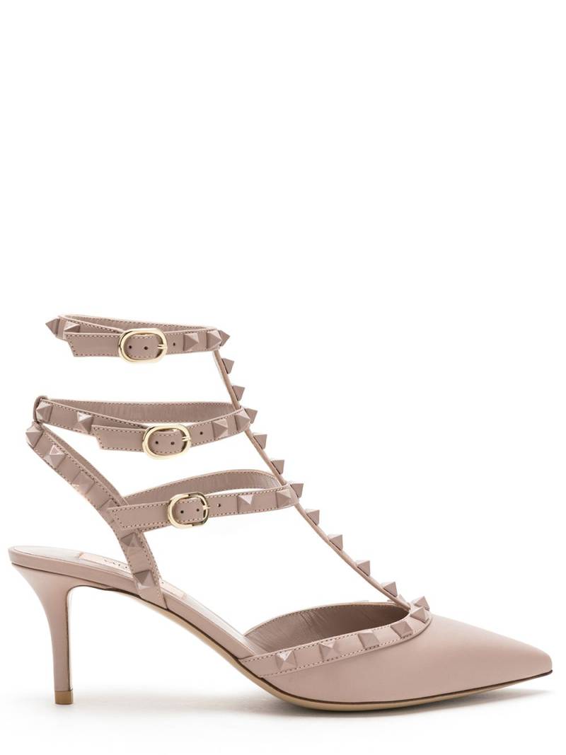 Valentino Garavani Rockstud caged pumps 65mm - Neutrals von Valentino Garavani