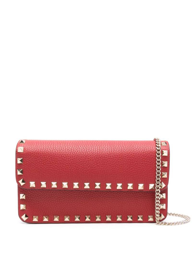 Valentino Garavani Rockstud clutch bag - Red von Valentino Garavani