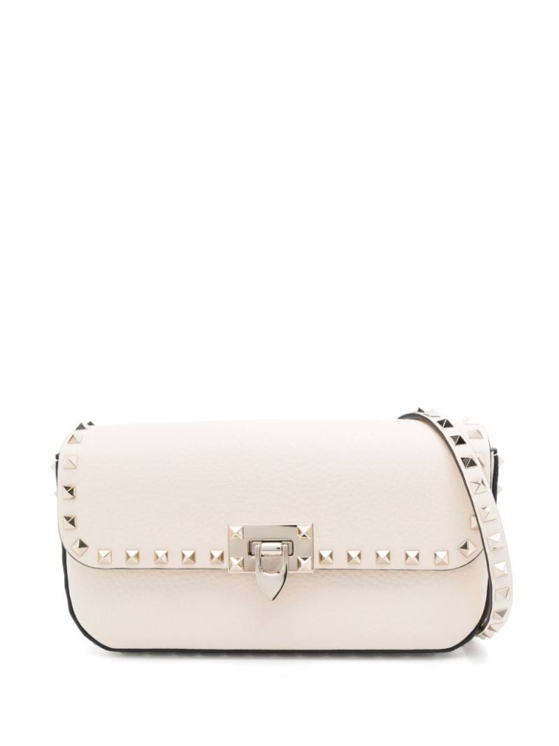 Valentino Garavani Rockstud cross body bag - Neutrals von Valentino Garavani