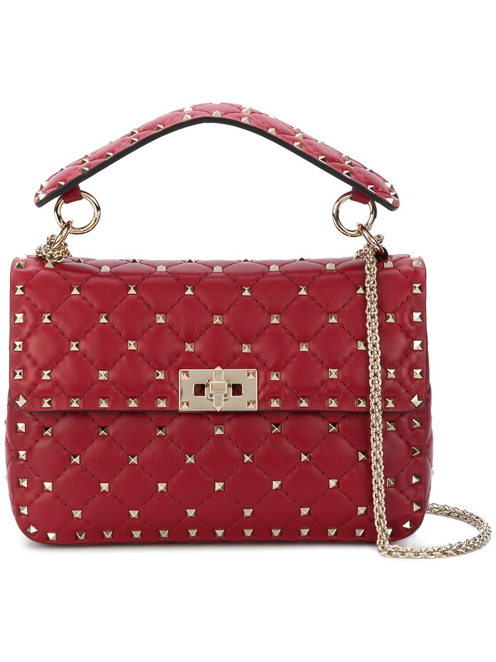 Valentino Garavani Rockstud crossbody - Red von Valentino Garavani