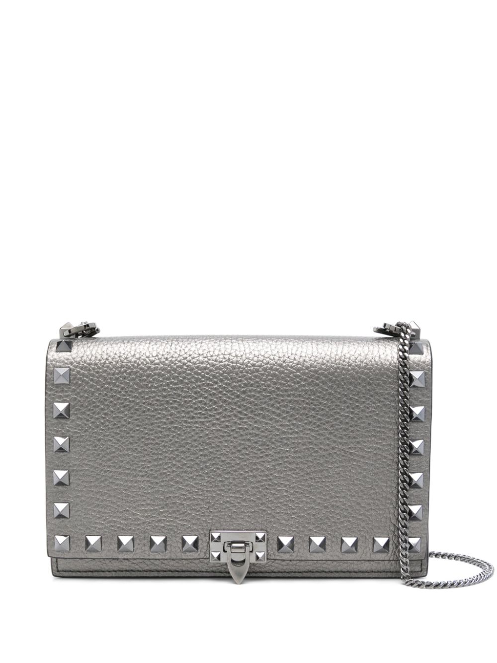 Valentino Garavani Rockstud crossbody bag - Grey von Valentino Garavani