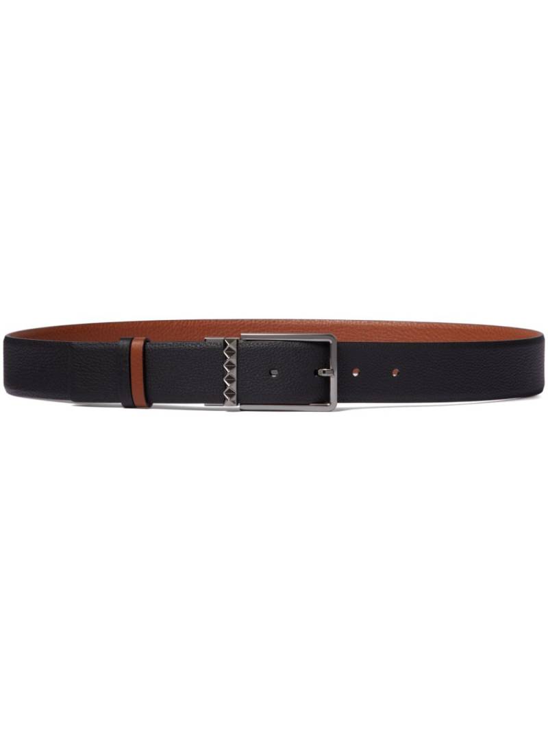 Valentino Garavani Rockstud reversible belt - Black von Valentino Garavani