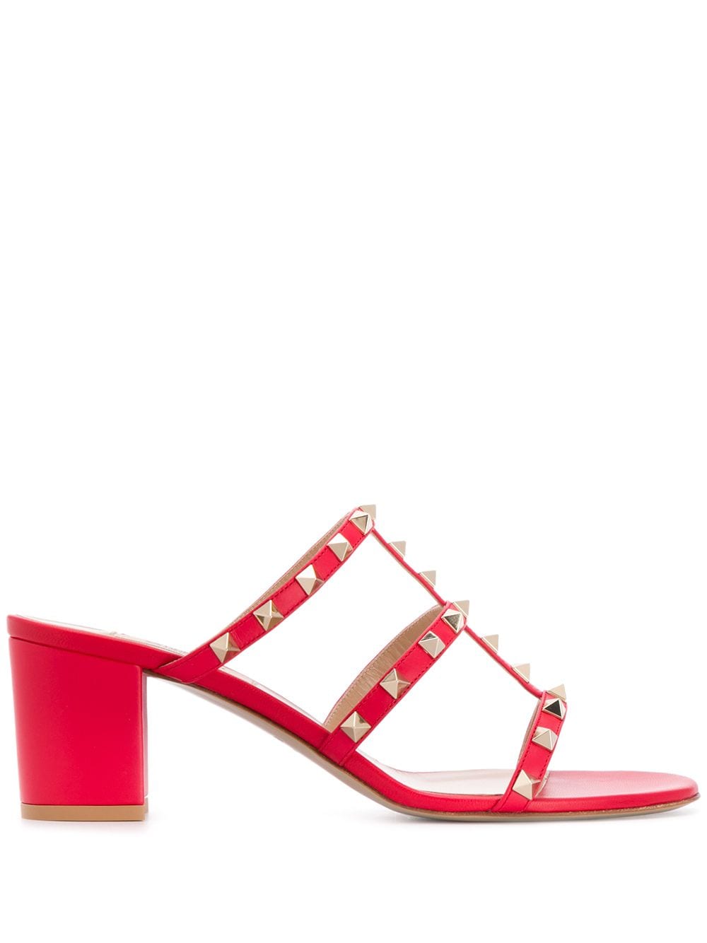 Valentino Garavani Rockstud sandals - Red von Valentino Garavani