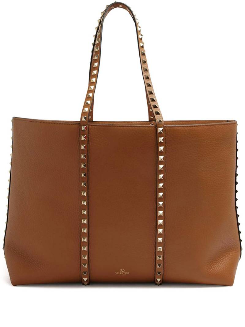 Valentino Garavani Rockstud tote bag - Brown von Valentino Garavani