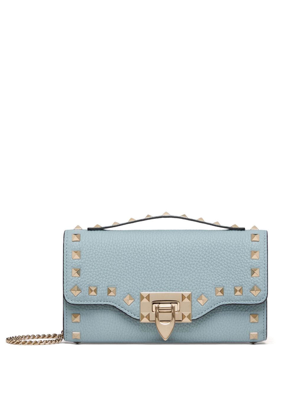 Valentino Garavani Rockstud wallet-on-chain - Blue von Valentino Garavani