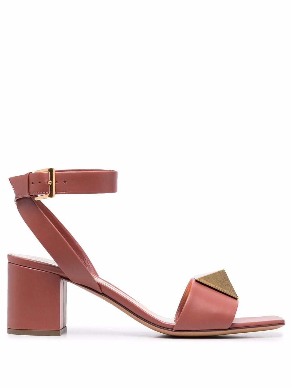 Valentino Garavani Roman Stud block-heel sandals - Pink von Valentino Garavani