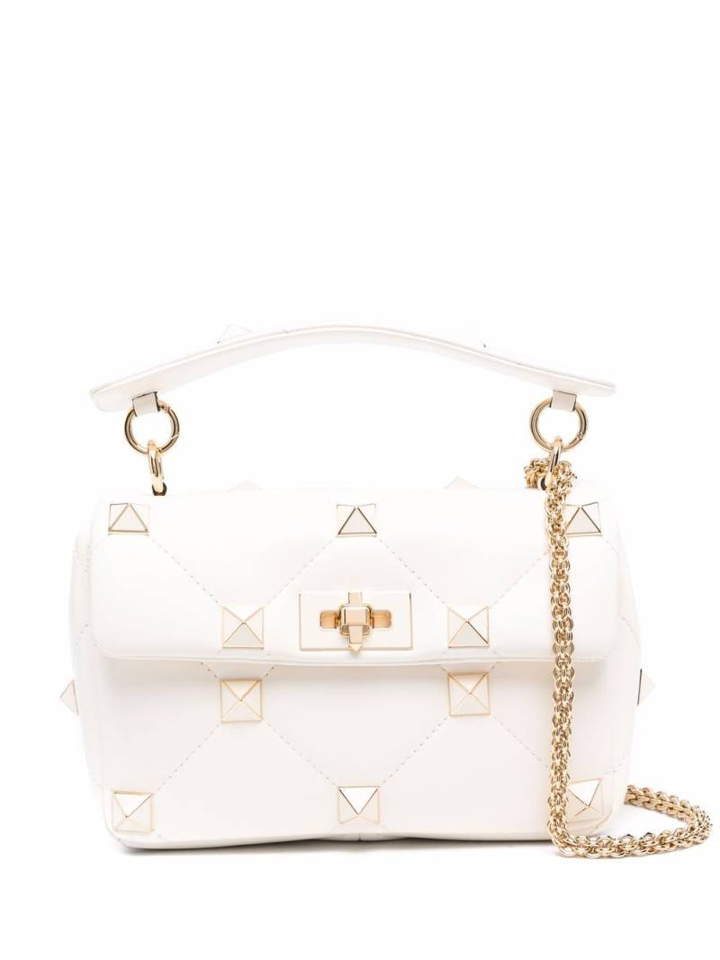 Valentino Garavani Roman Stud shoulder bag - White von Valentino Garavani