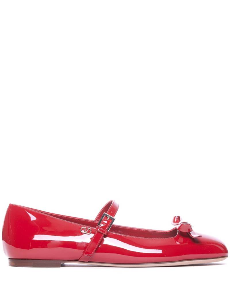 Valentino Garavani Romance ballet flats - Red von Valentino Garavani