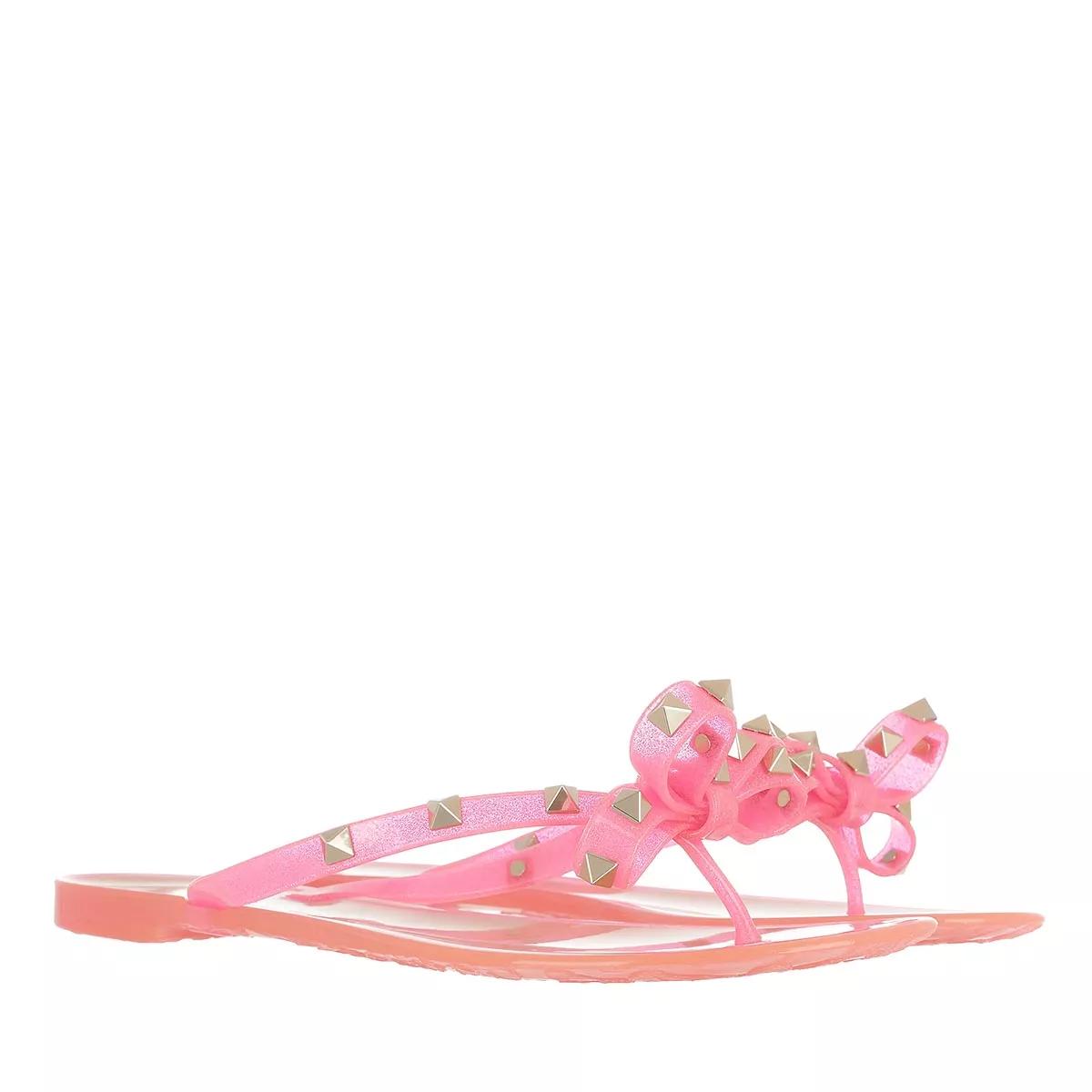 Valentino Garavani Sandalen - Rockstud Flip Flops - Gr. 39 (EU) - in Rosa - für Damen von Valentino Garavani