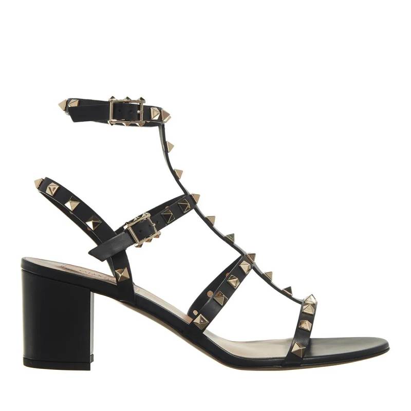 Valentino Garavani Sandalen - Rockstud Sandals - Gr. 37 (EU) - in Schwarz - für Damen von Valentino Garavani