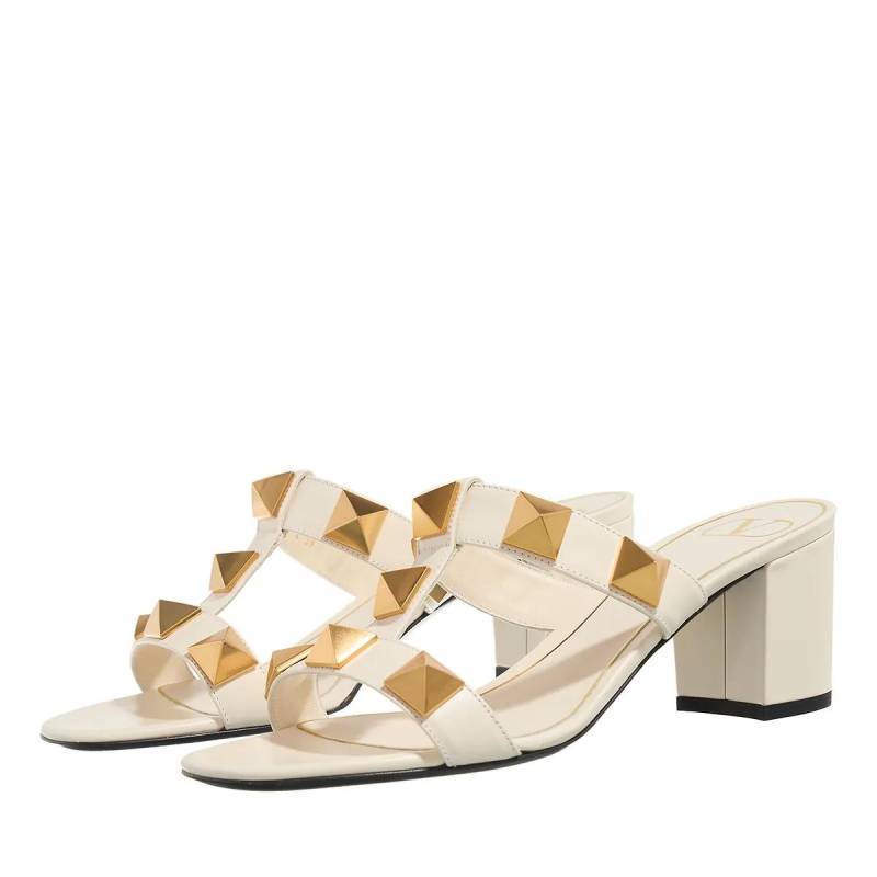 Valentino Garavani Sandalen - Roman Stud Sandals - Gr. 36 (EU) - in Creme - für Damen von Valentino Garavani