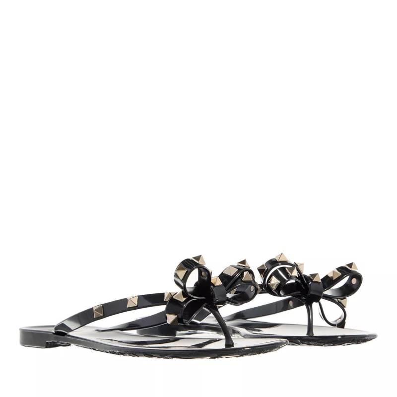 Valentino Garavani Sandalen - Thong Summer Rockstud - Gr. 40 (EU) - in Schwarz - für Damen von Valentino Garavani