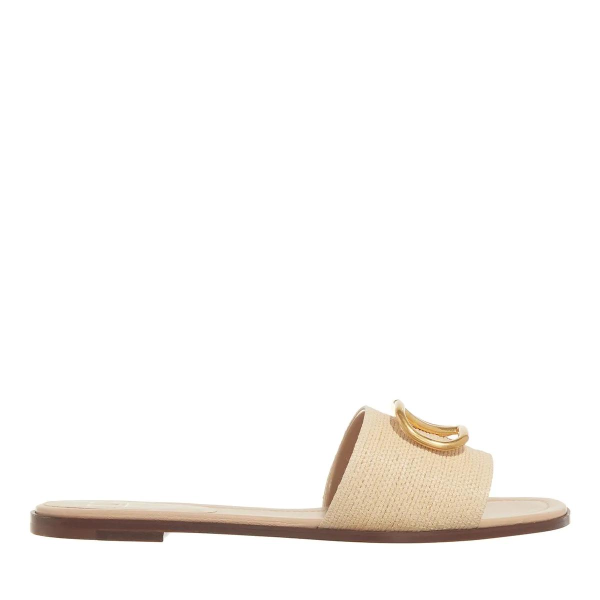 Valentino Garavani Sandalen - Vlogo Signature Sandals - Gr. 37 (EU) - in Beige - für Damen von Valentino Garavani