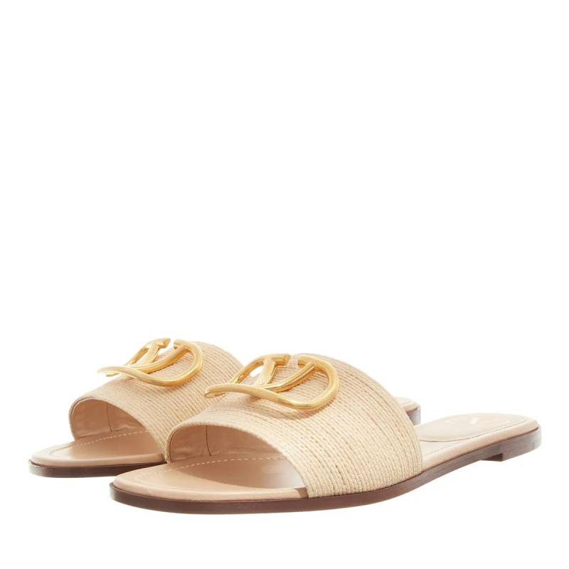 Valentino Garavani Sandalen - Vlogo Signature Sandals - Gr. 37 (EU) - in Beige - für Damen von Valentino Garavani