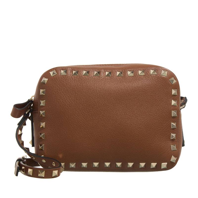 Valentino Garavani Schultertasche - Cross Body Bag Rockstud - Gr. unisize - in Braun - für Damen von Valentino Garavani