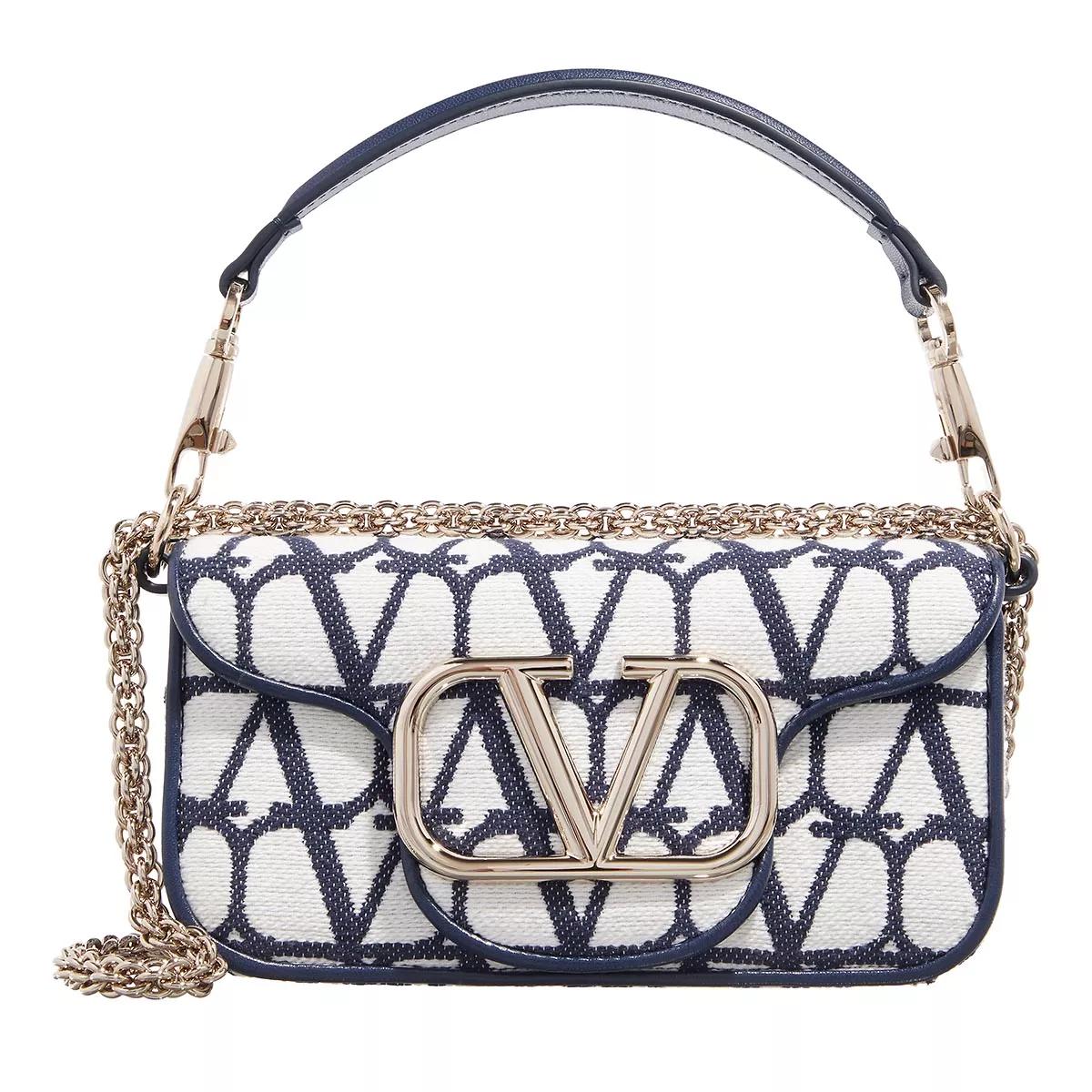 Valentino Garavani Schultertasche - Loco Small Shoulder Bag - Gr. unisize - in Blau - für Damen von Valentino Garavani