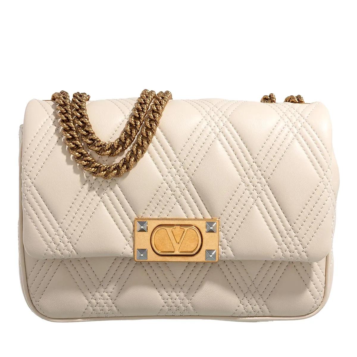 Valentino Garavani Schultertasche - Medium Shoulder Bag - Gr. unisize - in Creme - für Damen von Valentino Garavani