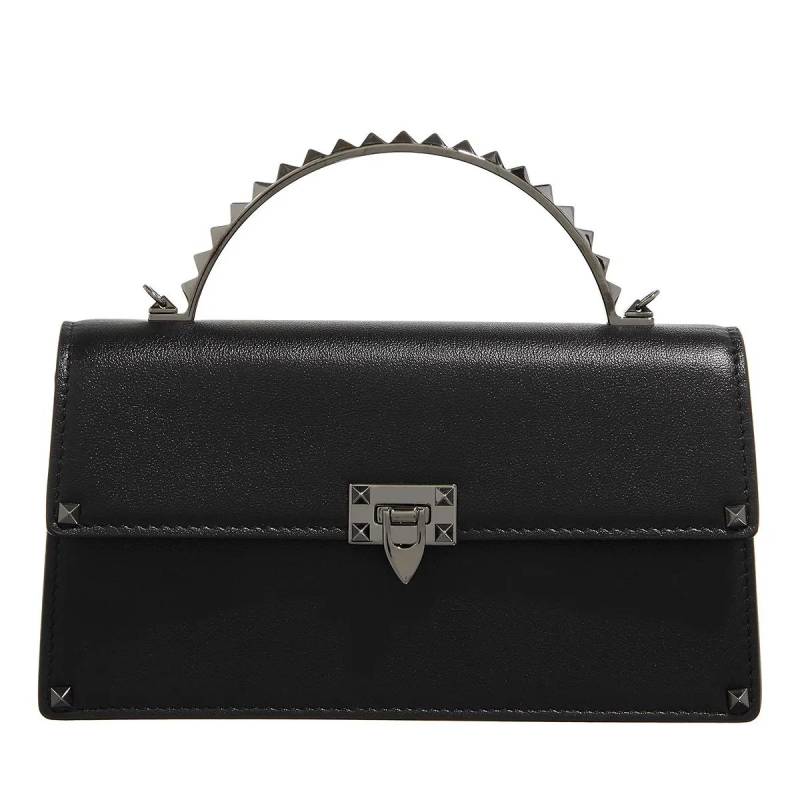 Valentino Garavani Schultertasche - Mini Bag Rockstud - Gr. unisize - in Schwarz - für Damen von Valentino Garavani