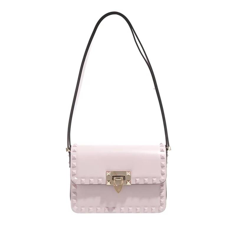 Valentino Garavani Schultertasche - Small Rockstud Bag - Gr. unisize - in Rosa - für Damen von Valentino Garavani