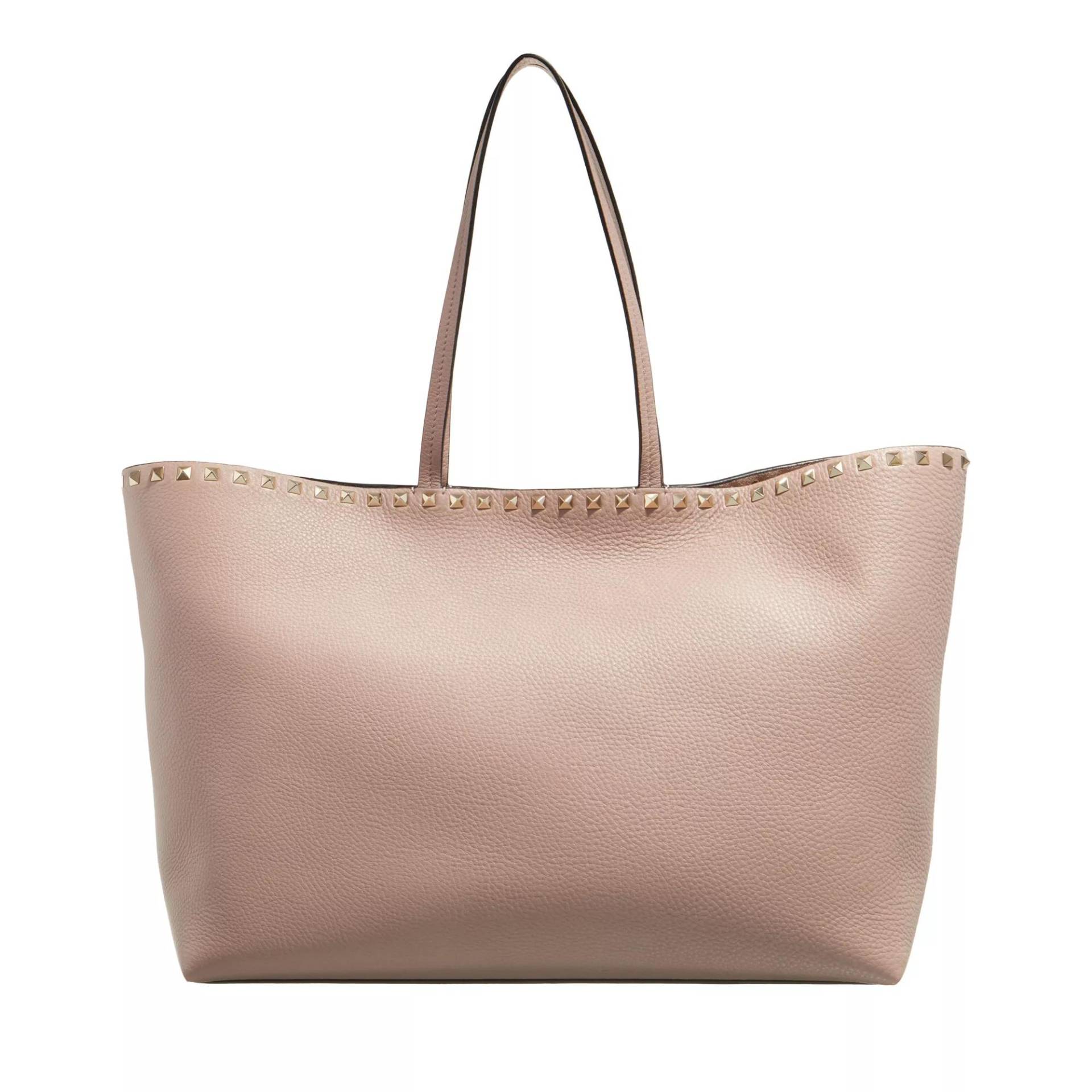 Valentino Garavani Schultertasche - Tote Bag Rockstud - Gr. unisize - in Rosa - für Damen von Valentino Garavani