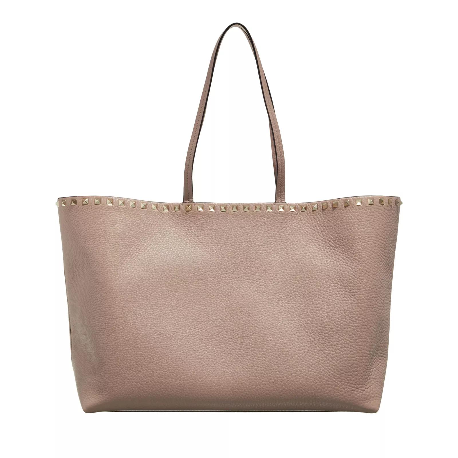 Valentino Garavani Schultertasche - Tote Rockstud - Gr. unisize - in Rosa - für Damen von Valentino Garavani