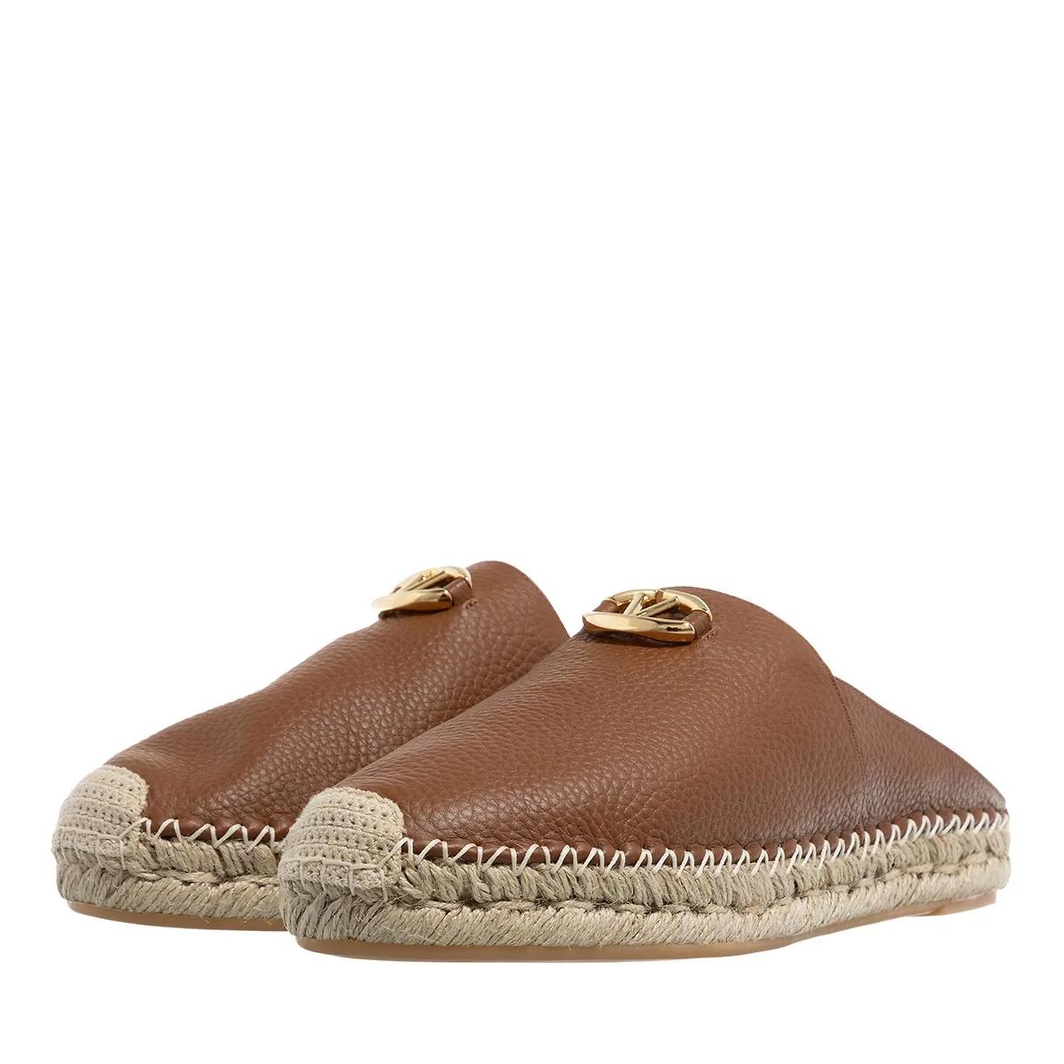 Valentino Garavani Slipper & Pantoletten - Mule Espadrillas VLogo Moon - Gr. 41 (EU) - in Braun - für Damen von Valentino Garavani