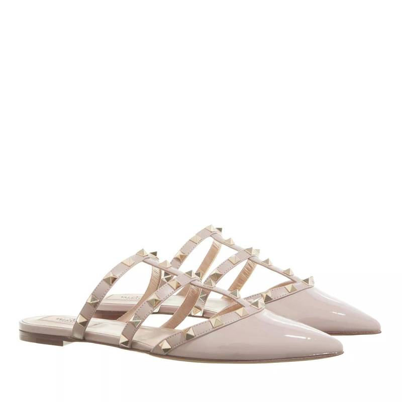 Valentino Garavani Slipper & Pantoletten - Mule Rockstud - Gr. 36 (EU) - in Beige - für Damen von Valentino Garavani