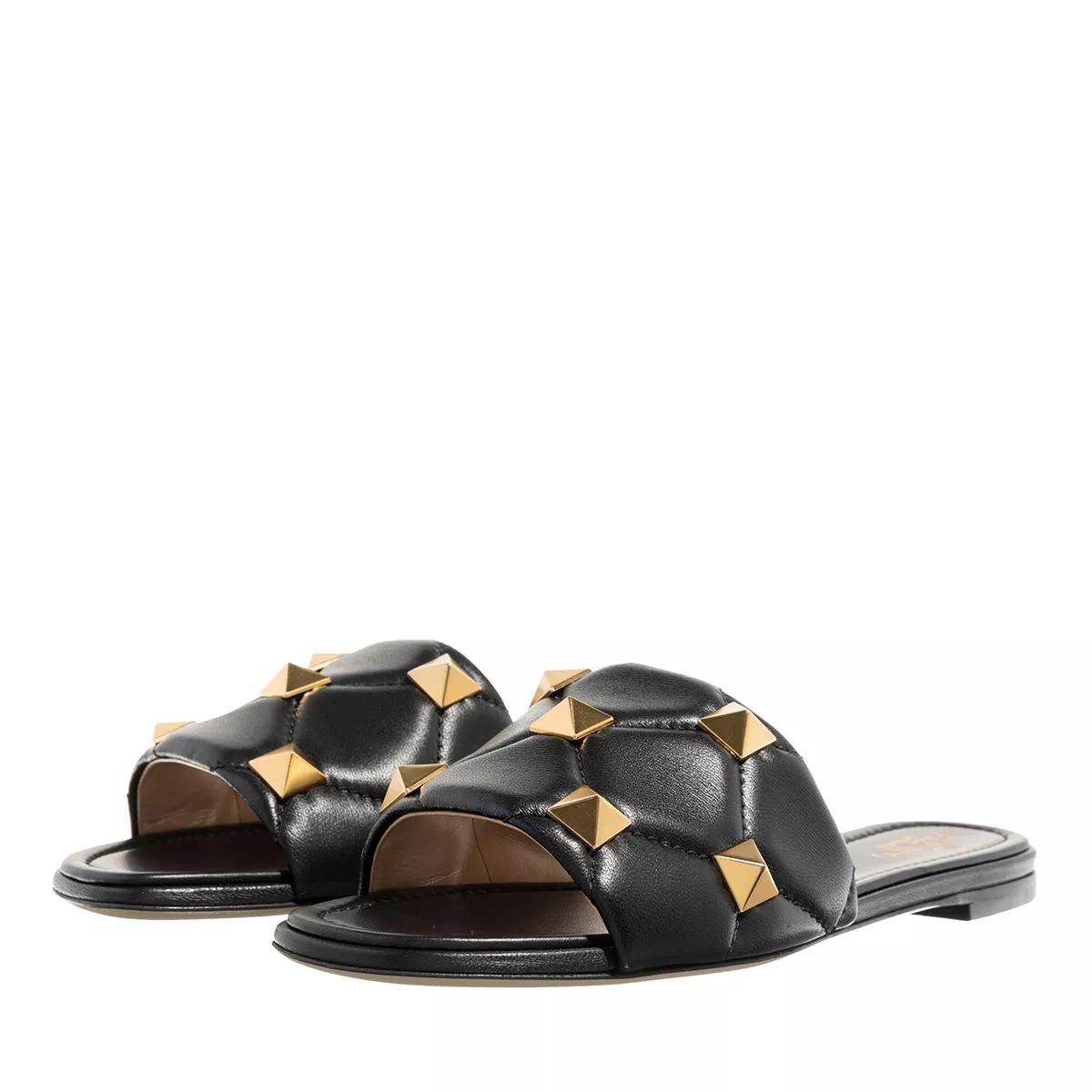 Valentino Garavani Slipper & Pantoletten - Slide Rockstud - Gr. 39 (EU) - in Schwarz - für Damen von Valentino Garavani