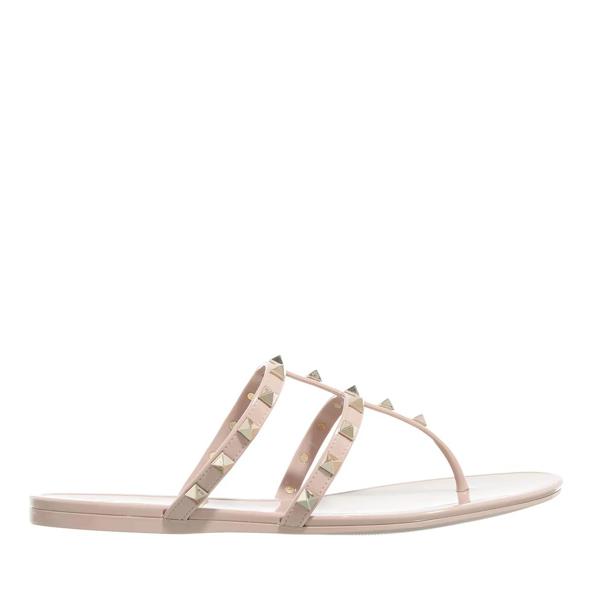 Valentino Garavani Slipper & Pantoletten - Thong Summer Rockstud - Gr. 36 (EU) - in Rosa - für Damen von Valentino Garavani