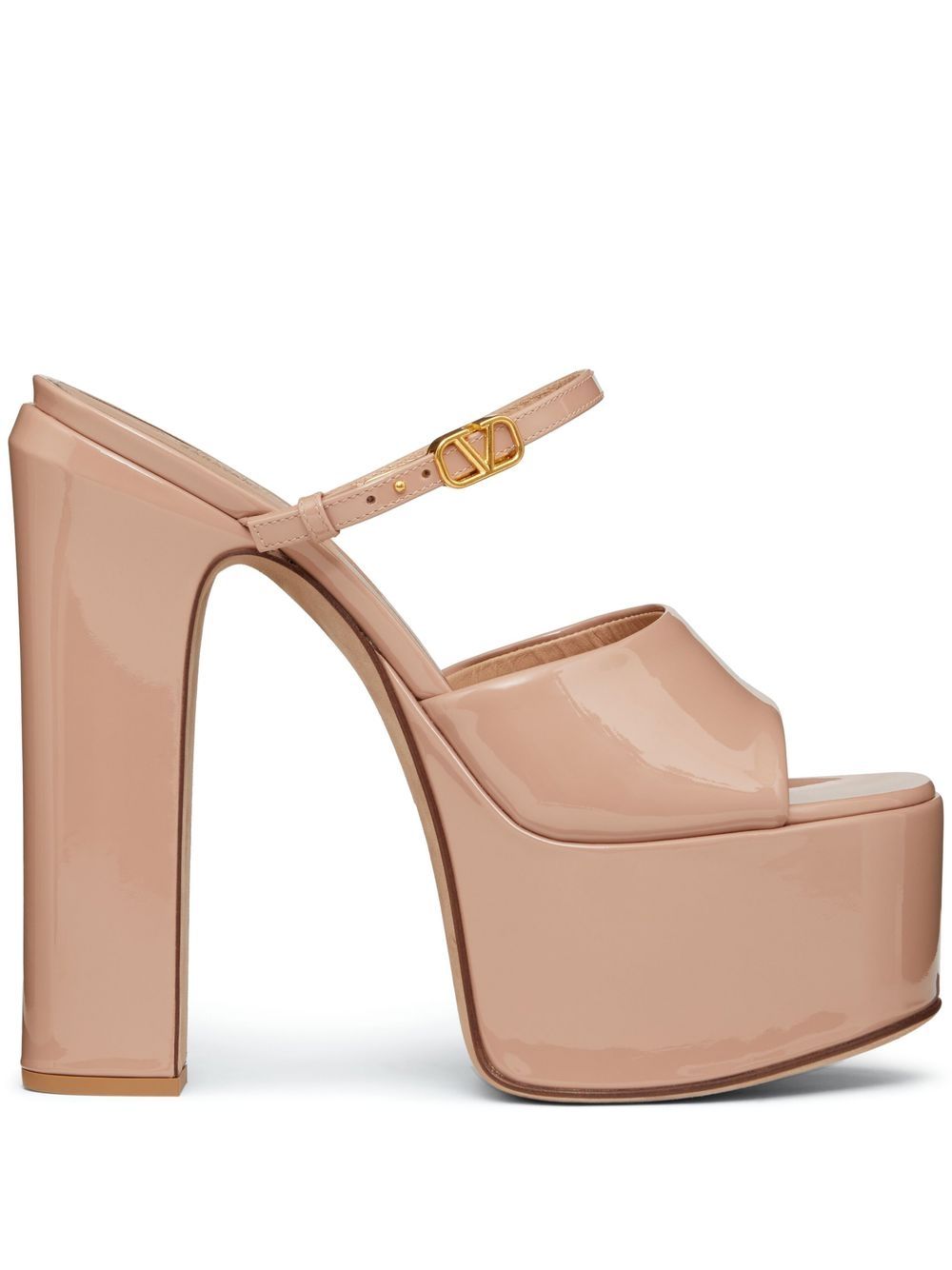 Valentino Garavani Tan-Go 155mm platform sandals - Pink von Valentino Garavani