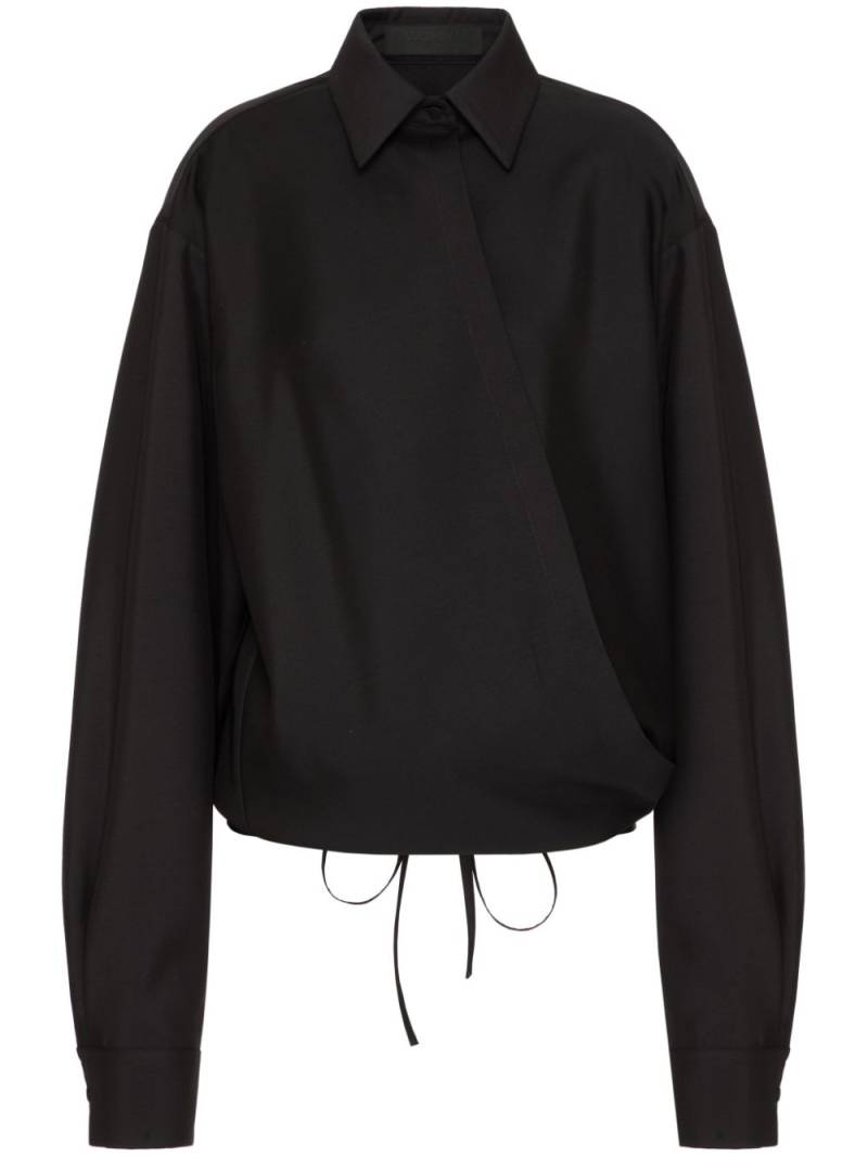 Valentino Garavani Techno Light long-sleeve shirt - Black von Valentino Garavani