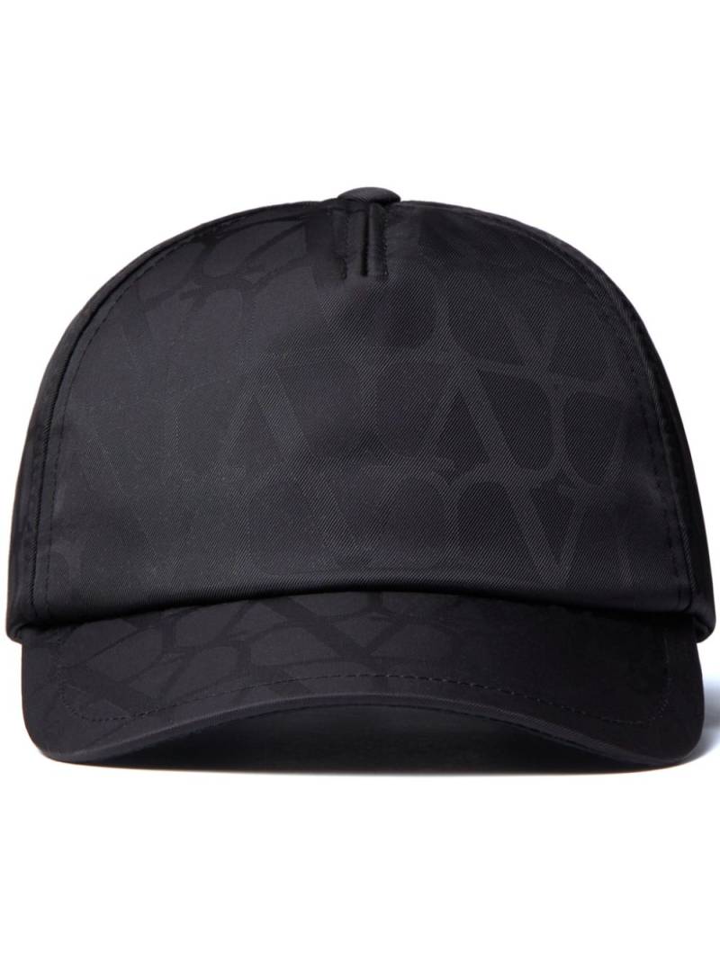 Valentino Garavani Toile Iconographe baseball cap - Black von Valentino Garavani