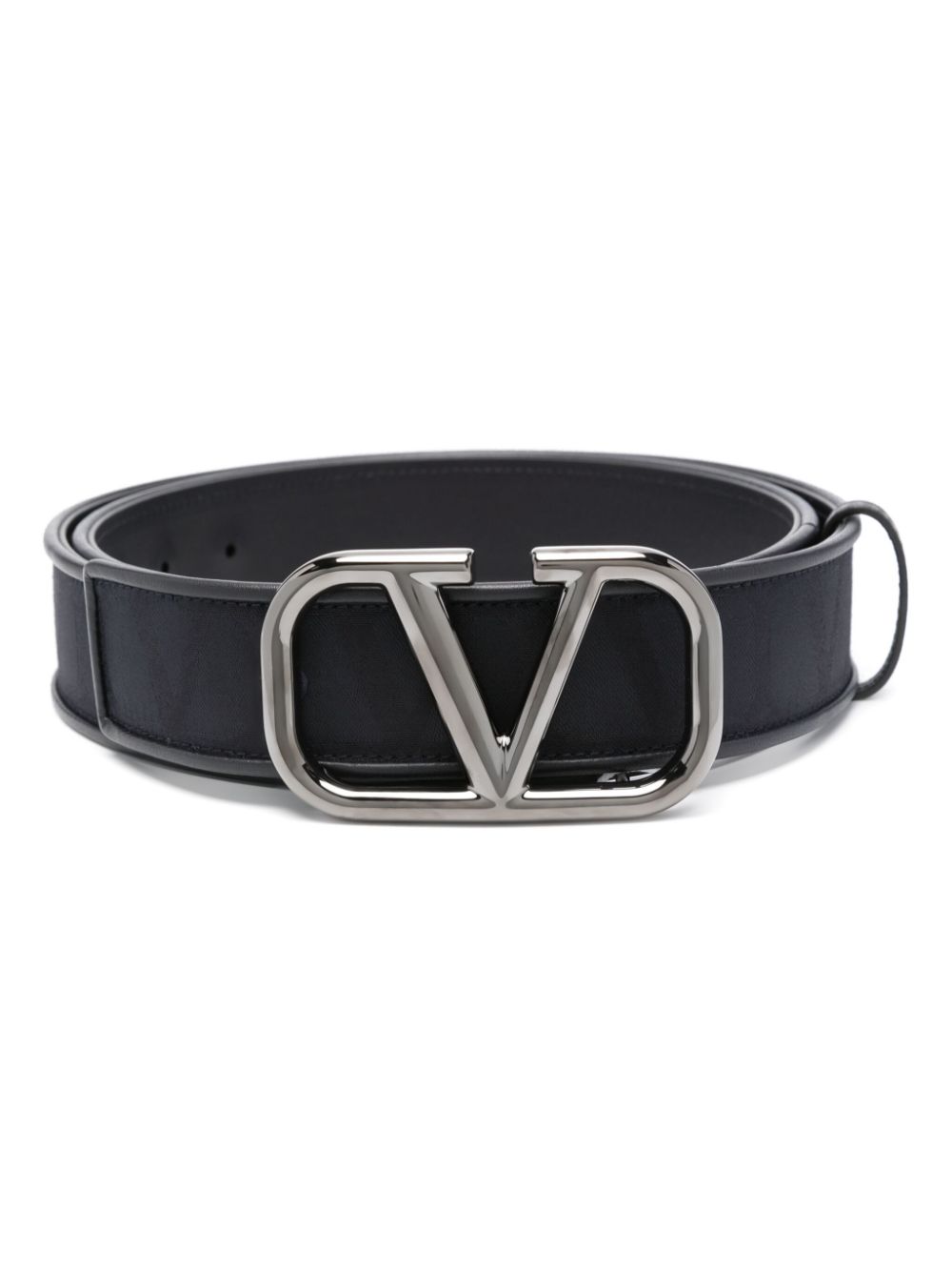 Valentino Garavani Toile Iconographe belt - Blue von Valentino Garavani