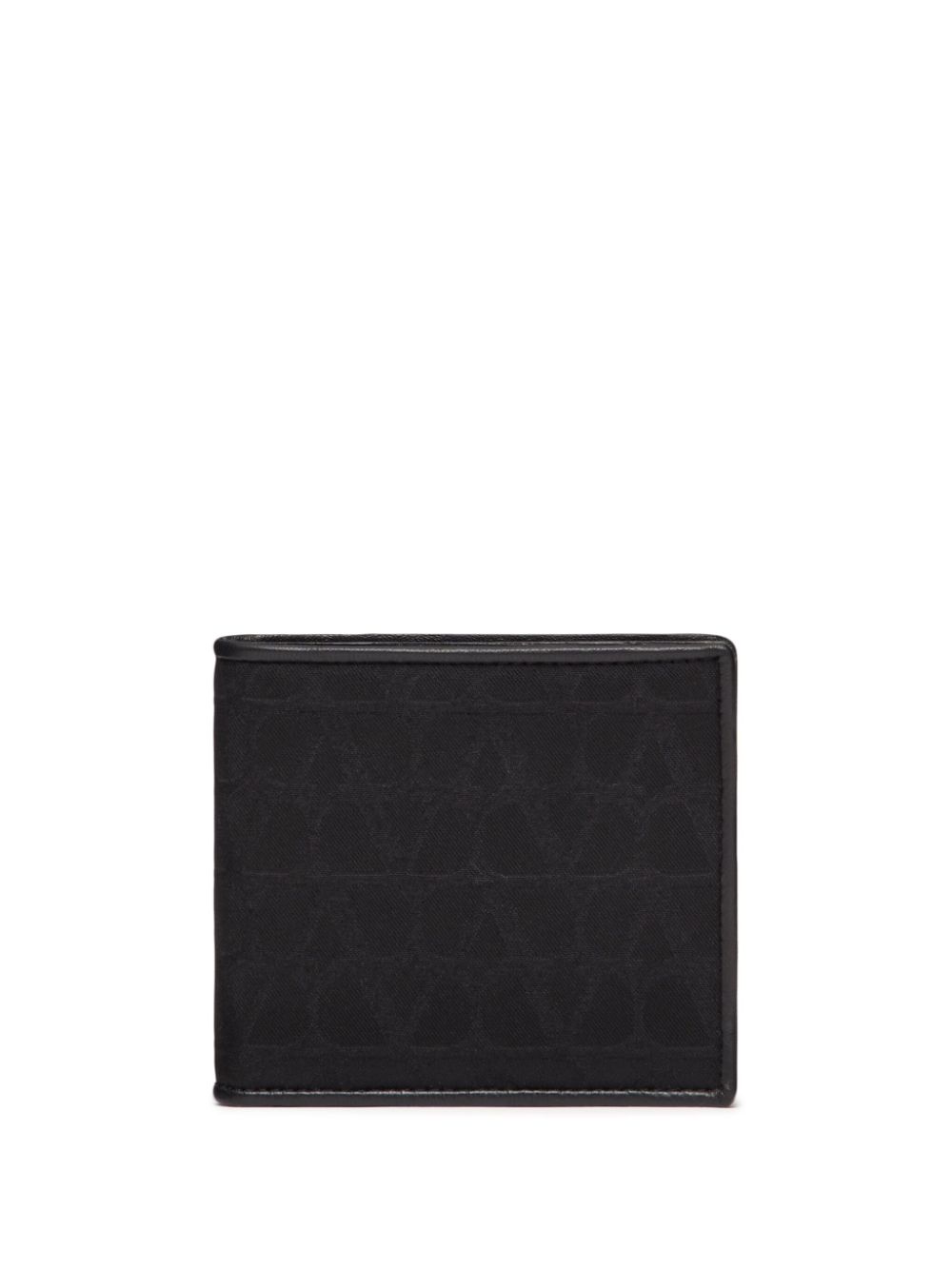 Valentino Garavani Toile Iconographe bi-fold wallet - Black von Valentino Garavani